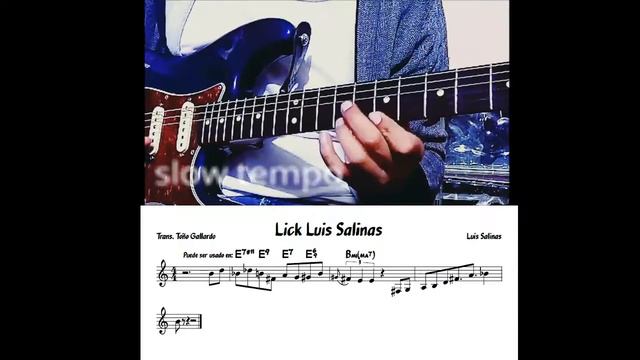 Jazz Guitar Licks Transcription For Dominant Chords (Luis Salinas)