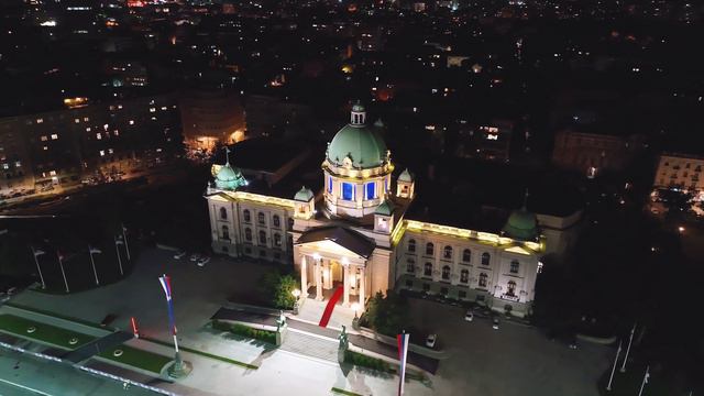 Белград, после захода солнца. смотреть онлайн