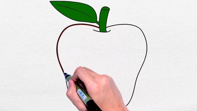 Draw an Apple So Realistic, You'll Want to Take a Bite Out of Your Screen! смотреть онлайн