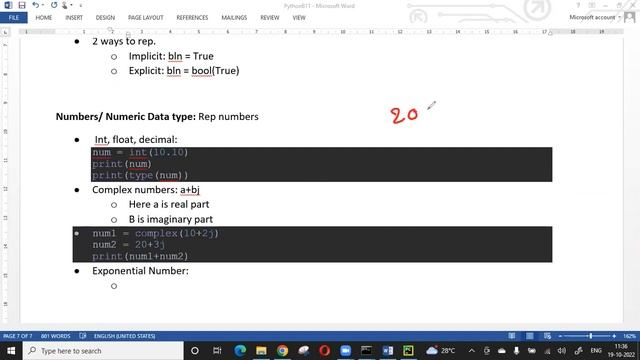 3. Python B11 - Numeric Datatype смотреть онлайн