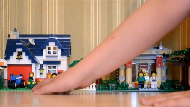 Самоделка #1 - LEGO - Городская панорама - [Адаптация наборов "Музей" и "Загородный дом"] смотреть онлайн