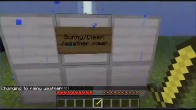 Minecraft Weather Commands!! смотреть онлайн