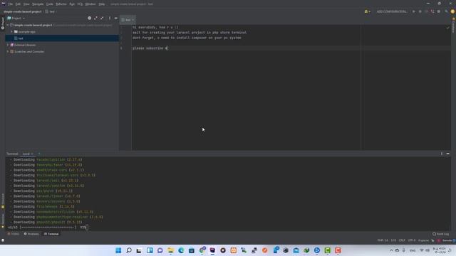How to create new project in laravel in 2022 | Laravel Project смотреть онлайн