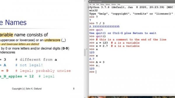 Python I 2023 Week 1 Part 1 Online