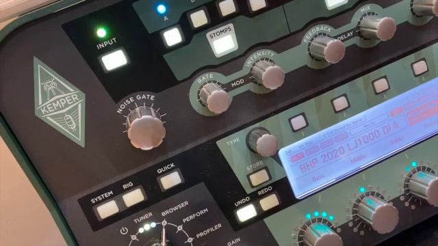 Direct Kemper Preamp Profile into Power Amp and Speaker Cab смотреть онлайн