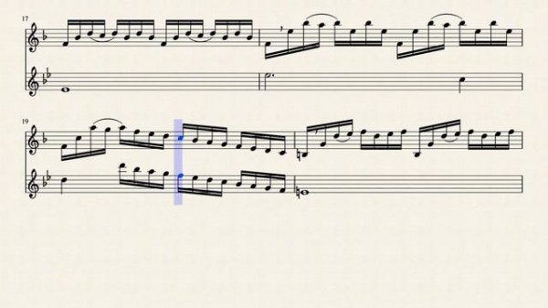 Bach Cello Suite #1 Sax Duet