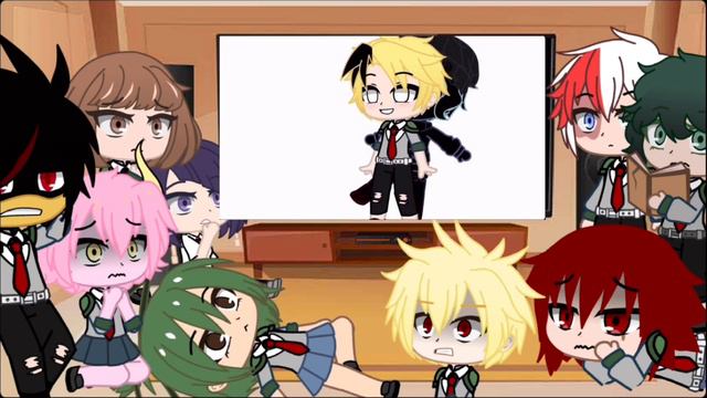 Mha Class 1A Reacts To “happy Face” Denki Angst