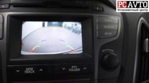 Hyundai IX35 ЗАМЕНА ШТАТНОЙ КАМЕРЫ ЗАДНЕГО ВИДА