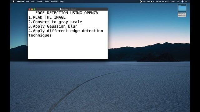 Edge Detection techniques using OpenCv || Python || смотреть онлайн
