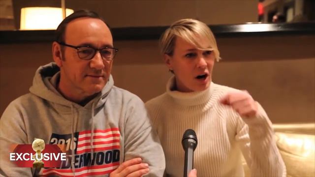 Kevin Spacey and Robin Wright Interview смотреть онлайн