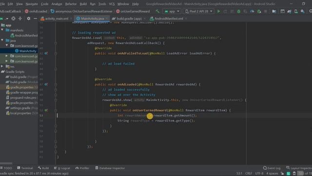 How to integrate Admob Rewarded Ads in Android Studio | Google Admob Tutorial - 03 смотреть онлайн