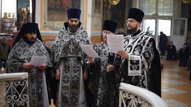 "Да исправится молитва моя". Великая среда. Хор духовенства епархии смотреть онлайн