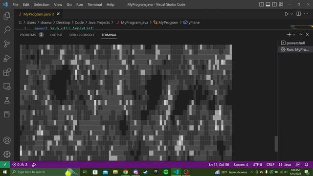 Hybian Graphical Noise Algorithm (Done in Java) смотреть онлайн
