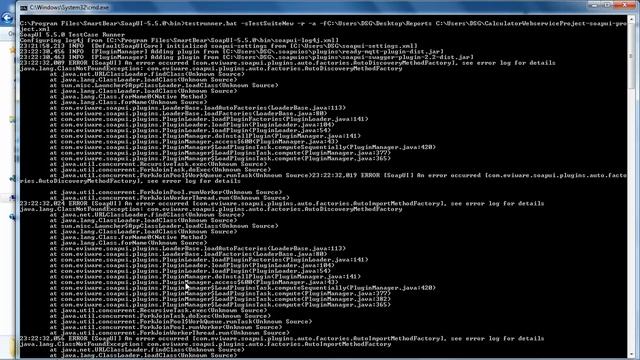 Soapui testrunner error AutoDiscoveryMethodFactory ClassNotFoundException смотреть онлайн