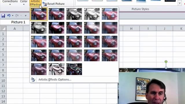 Excel - Excel Picture Tools - Adding Artistic Effects, SmartArt Layouts, & More! - Episode 1088 смотреть онлайн