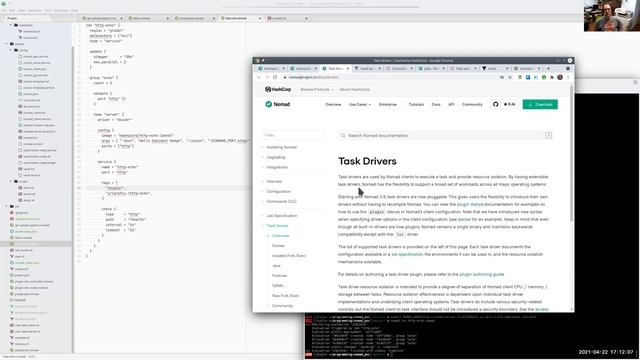 A walk through of a Hashicorp Nomad, Vault, and Consul proof-of-concept смотреть онлайн