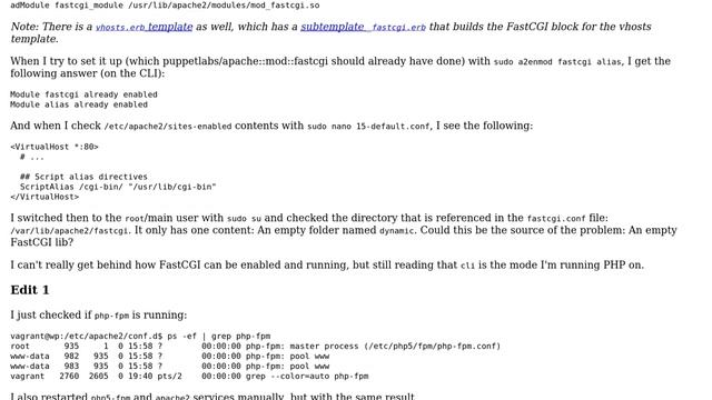 DevOps & SysAdmins: Enable FastCGI on Apache with Puppetlabs/Apache смотреть онлайн