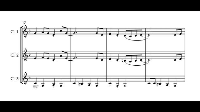 Easy Clarinet Trio: "Let It Snow" смотреть онлайн