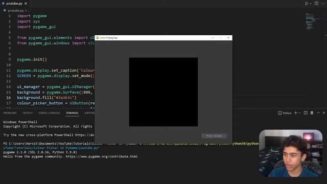Make a Colour Picker in Python/PyGame in 9 min! смотреть онлайн