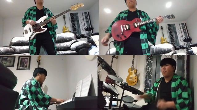 Demon Slayer (Kimetsu no Yaiba) - Gurenge cover by JxProject смотреть онлайн