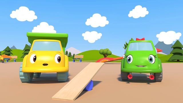 BALL GAMES - Blue Tractor's Playground tv series - Baby songs and cartoons for kids смотреть онлайн