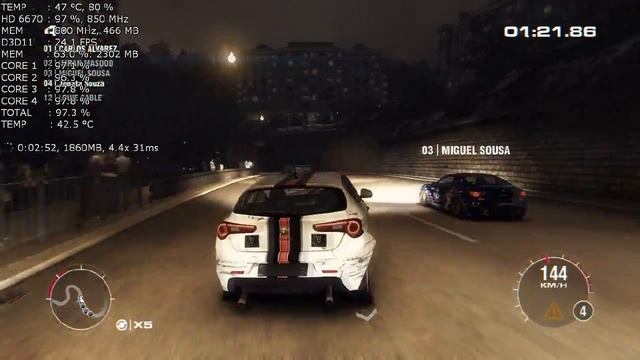 GRID 2 A6 3670 K + HD 6670 смотреть онлайн