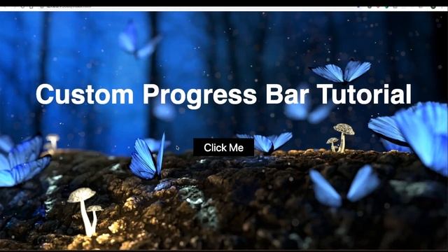 Custom Animated Progress bar | HTML, CSS & JavaScript Tutorial смотреть онлайн