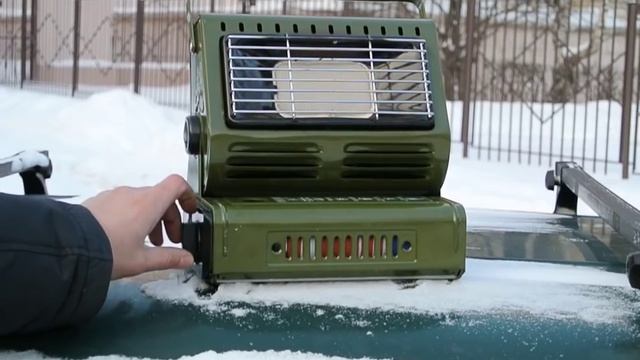 Обогрев авто газовым обогревателем BDN-100 Broll.Ru смотреть онлайн
