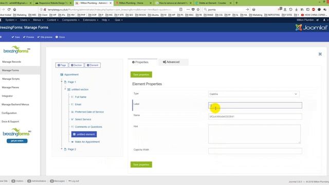 How to add captcha in Breezing Form Joomla смотреть онлайн