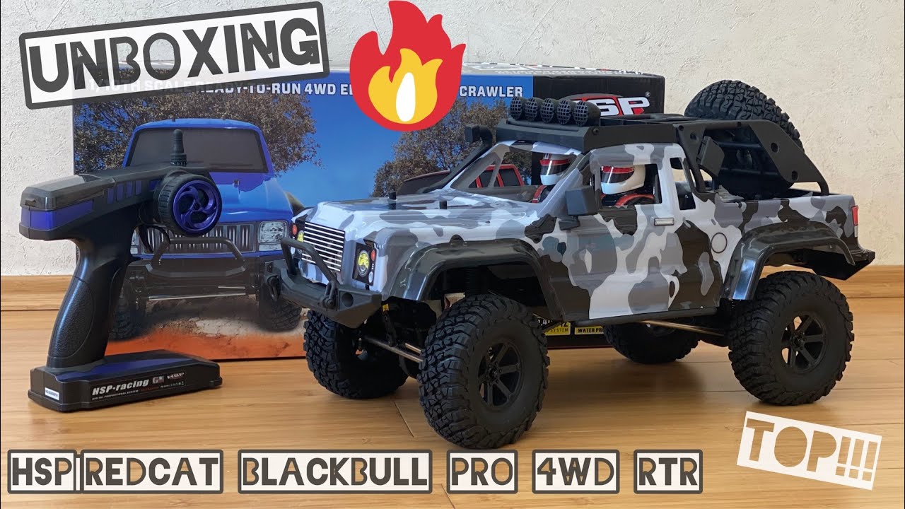 Распаковка BlackBull Pro 4WD RTR от HSP|Redcat, что это?! | лучшая БЮДЖЕТНАЯ ТРОФИЙКА смотреть онлайн