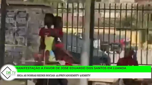 MANIFESTAÇÃO EM LUANDA A FAVOR DE JOSÉ EDUARDO DOS SANTOS смотреть онлайн