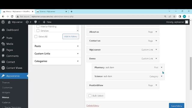 How To Add & Edit Custom Link To Wordpress Site in Urdu step by step смотреть онлайн