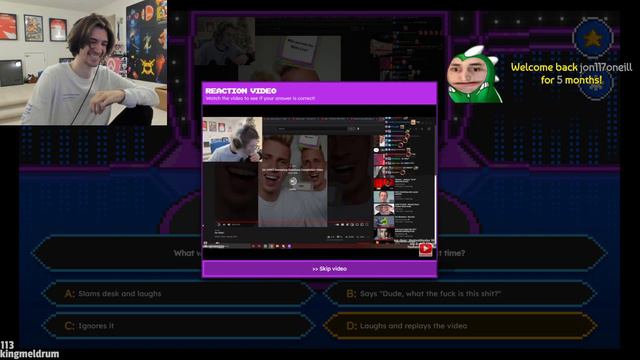 Xqc plays a game about him | who wants to be a reactor | XQC смотреть онлайн
