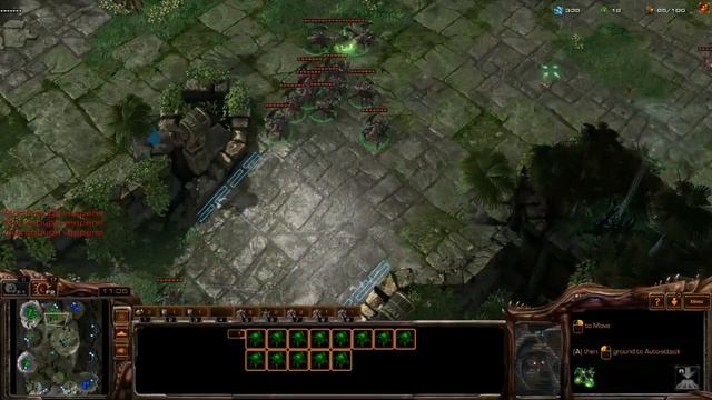 1v1 ZvP Anti canon rush, Air rush. смотреть онлайн