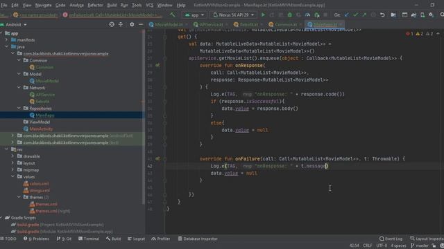 MVVM Kotlin Get JSON Data from URL Using Retrofit Library and Show it to RecyclerView смотреть онлайн