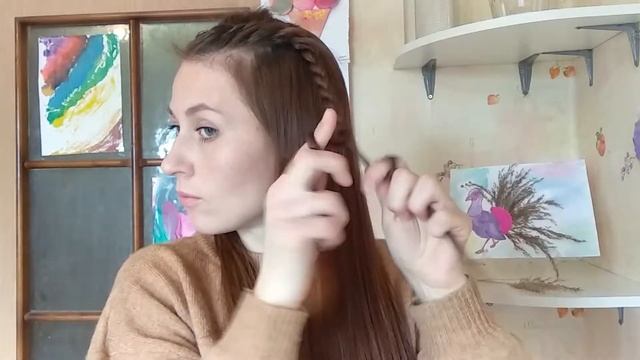 Как заплести отросшую ЧЕЛКУ? | Ирокезы | 3 косы * 3 направления плетения смотреть онлайн