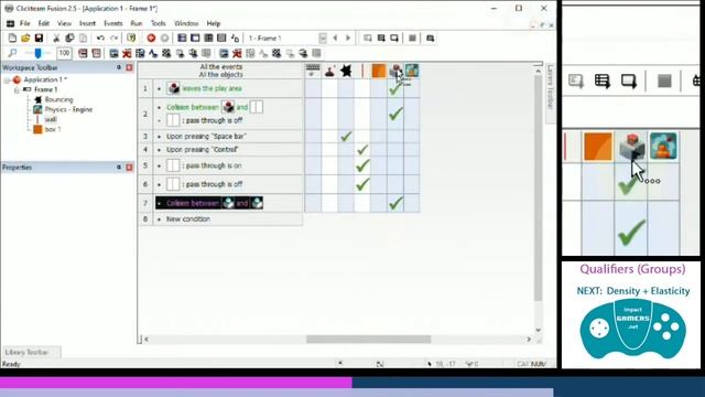Clickteam Fusion 2.5 - Beginners Tutorial Part III - Physics Game смотреть онлайн