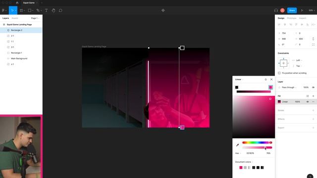 Squid Game Landing Page Design in Figma // Web Design смотреть онлайн