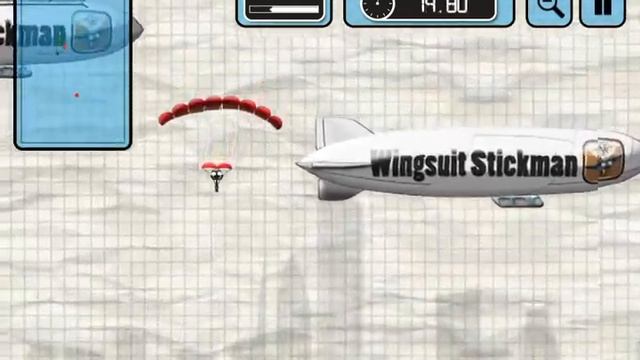 Stickman Base Jumper Walkthrough - Stage 3 - Jump 9 - 2 Stars (29 of 50) смотреть онлайн