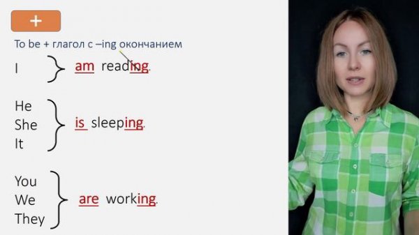 Present Continuous (краткое объяснение) #английскийдляначинающих #уроки #presentcontinuous