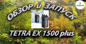 Обзор и запуск внешнего фильтра ТЕТРА ЕХ 1500 plus.