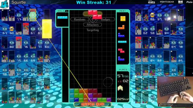 Tetris 99 Battle Royale - 35+ Win Streak - 1155+ Wins Total смотреть онлайн