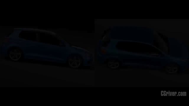 3D Model: Volkswagen Golf R 2012 - CGriver.com смотреть онлайн