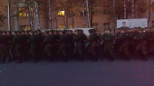 Строевая песня на платце