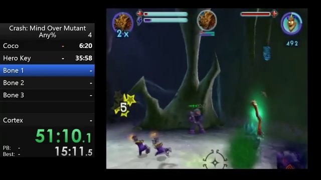 Crash: Mind Over Mutant any% in 1:41:54 смотреть онлайн