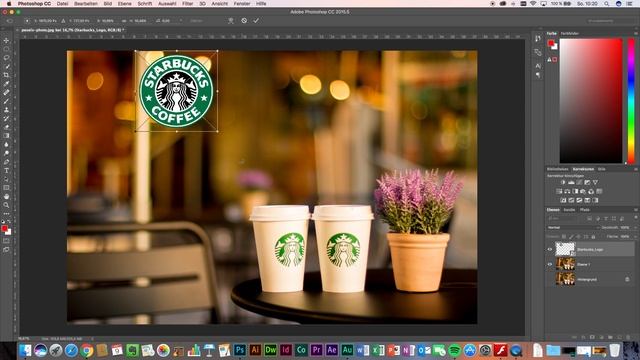 Objekte transformieren in Photoshop CC 2015 смотреть онлайн