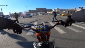 Покатушки На Питбайке По Городу / Встретил ДПС!