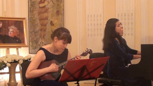 Алина Никитенко - "Посиделки" для домры и фортепиано смотреть онлайн