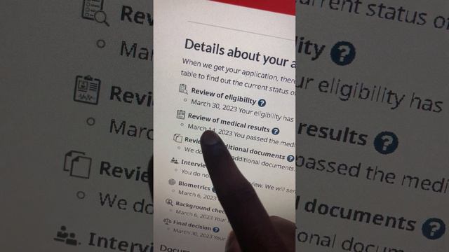 Canada Visa Processing Time🇨🇦🍁In 10 Days After Biometrics #canada #canadavisa #2023 #intakes