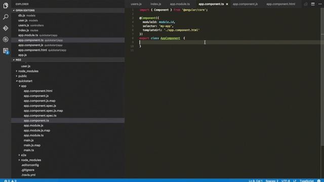 MEAN Stack - Connecting Angular 2 to Node.js API смотреть онлайн